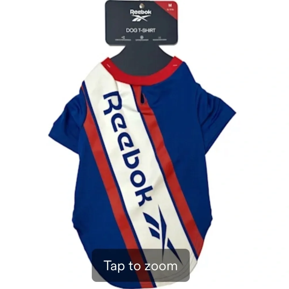 NWT Reebok dog tee t-shirt S